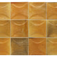 Honey Orange 4x4 Glossy Ceramic Square Deco Tile (50 pack, 5.39 sq ft/case) - Sample