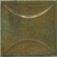 Olive Green 4x4 Glossy Ceramic Square Deco Tile (50 pack, 5.39 sq ft/case) - Sample