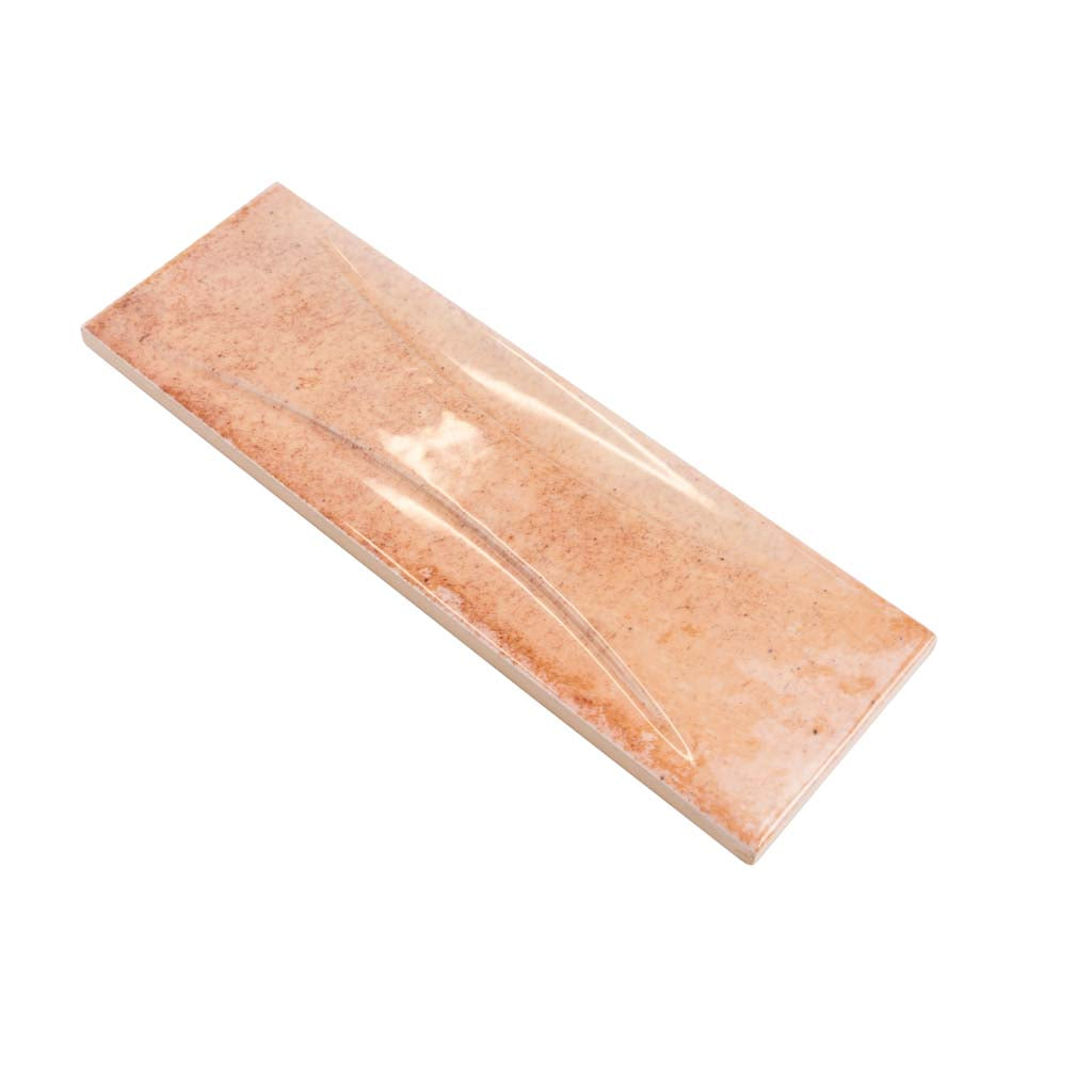 Pink 2.5x8 Glossy Ceramic Subway Deco Tile (38 pack, 5.38 sq ft/case) - Sample