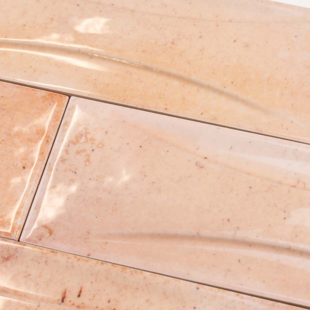 Pink 2.5x8 Glossy Ceramic Subway Deco Tile (38 pack, 5.38 sq ft/case) - Sample