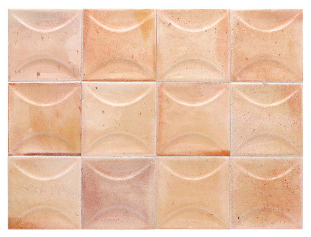 Pink 4x4 Glossy Ceramic Square Deco Tile (50 pack, 5.39 sq ft/case) - Sample