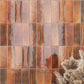 Red 2.5x8 Glossy Ceramic Subway Deco Tile (38 pack, 5.38 sq ft/case)