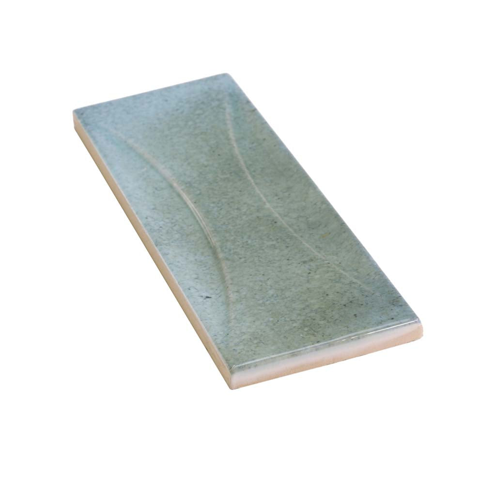 Blue 2.5x8 Glossy Ceramic Subway Deco Tile (38 pack, 5.38 sq ft/case) - Sample