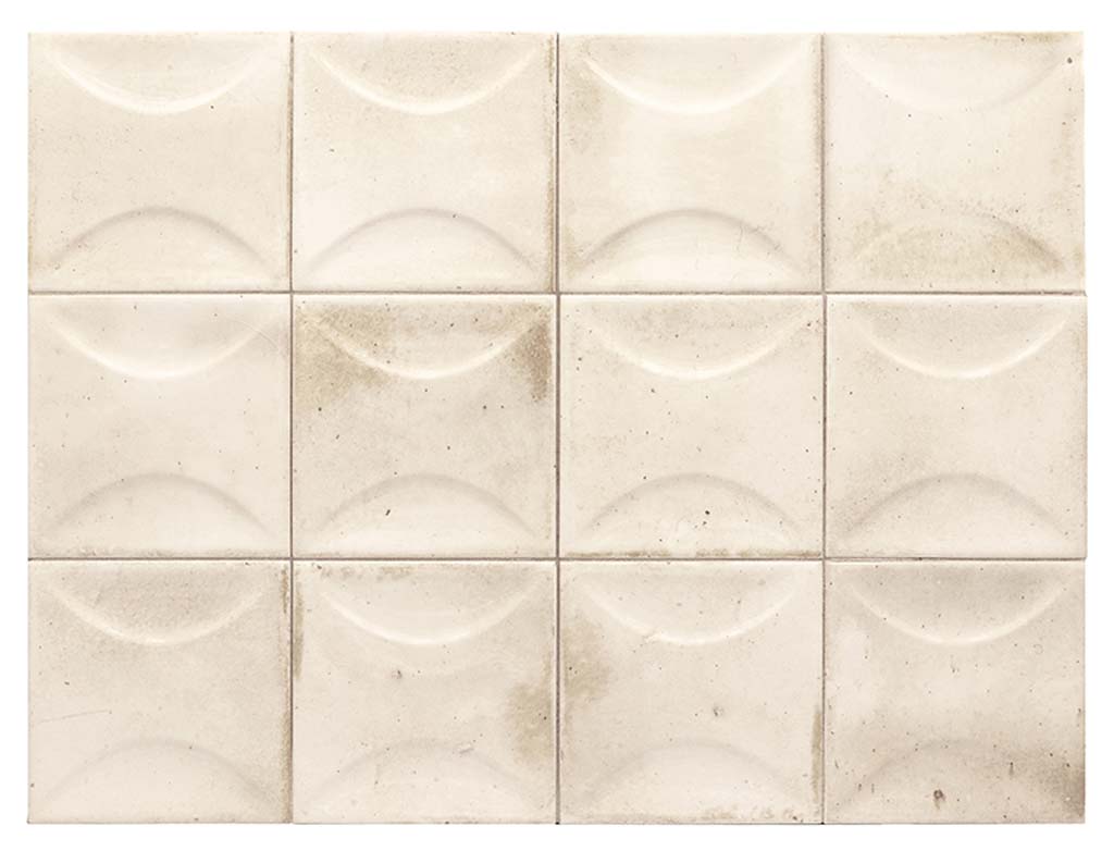 4x4 White Glossy Ceramic Wall Tile