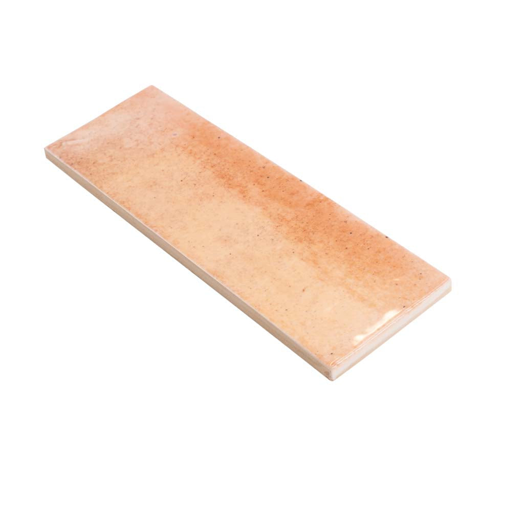 Pink 2.5x8 Glossy Ceramic Subway Tile (38 pack, 5.38 sq ft/case) - Sample