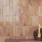 Pink 2.5x8 Glossy Ceramic Subway Tile (38 pack, 5.38 sq ft/case)