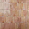 Pink 2.5x8 Glossy Ceramic Subway Tile (38 pack, 5.38 sq ft/case)