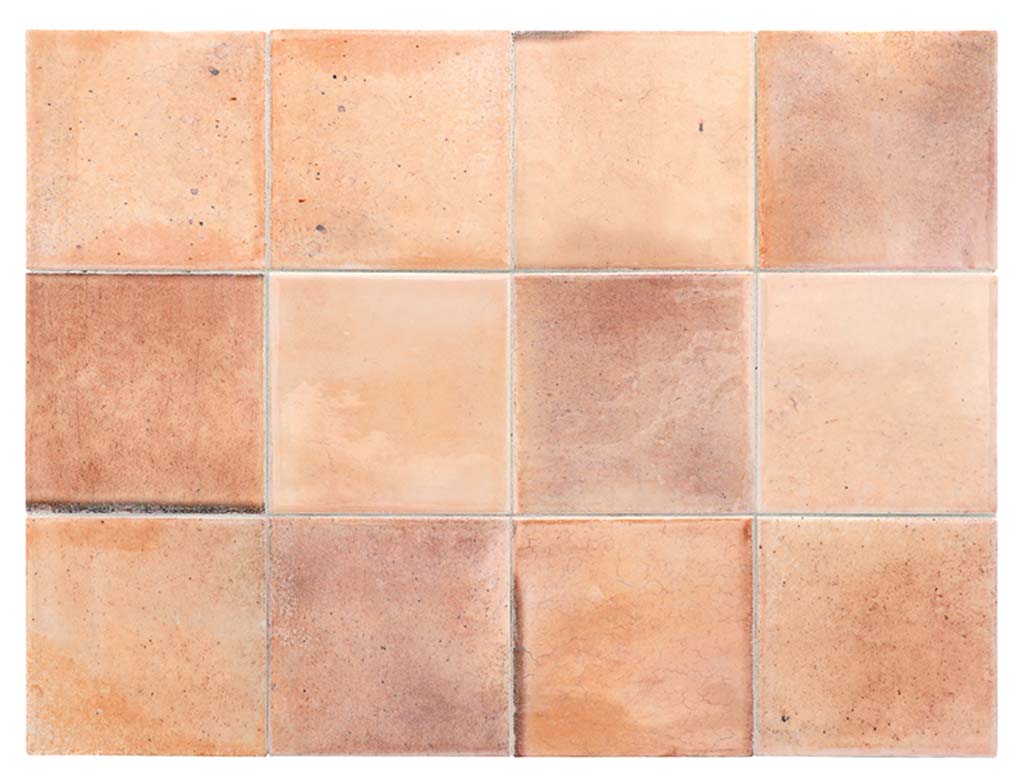 Pink 4x4 Glossy Square Ceramic Tile (50 pack, 5.39 sq ft/case) - Sample
