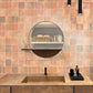 Pink 4x4 Glossy Square Ceramic Tile (50 pack, 5.39 sq ft/case) - Sample
