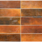 Red 2.5x8 Glossy Ceramic Subway Tile (38 pack, 5.38 sq ft/case) - Sample