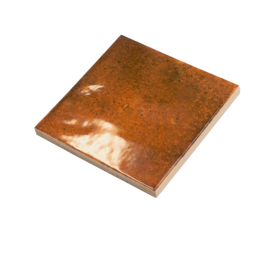 Red 4x4 Glossy Square Ceramic Tile (50 pack, 5.39 sq ft/case) - Sample