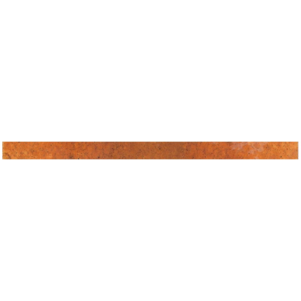 1x8 Antiek Red Glossy Ceramic Pencil Tile Trims