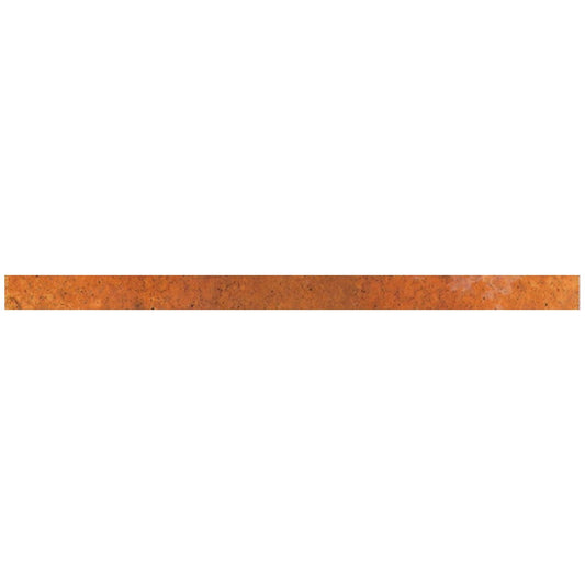 1x8 Antiek Red Glossy Ceramic Pencil Tile Trims