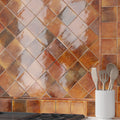 Red 4x4 Glossy Square Ceramic Tile (50 pack, 5.39 sq ft/case)