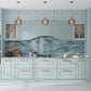 Blue 2.5x8 Glossy Ceramic Subway Tile (38 pack, 5.38 sq ft/case) - Sample