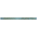 1x8 Antiek Blue Glossy Ceramic Pencil Tile Trims 