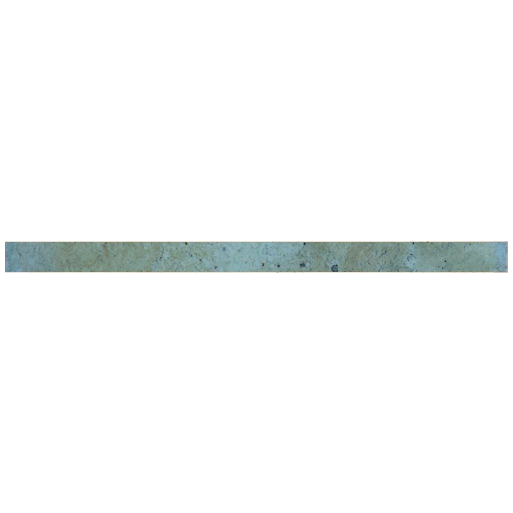 Blue 0.5x8 Glossy Ceramic Pencil Tile Trim (10 pack, 0.7 sq ft/case) - Sample