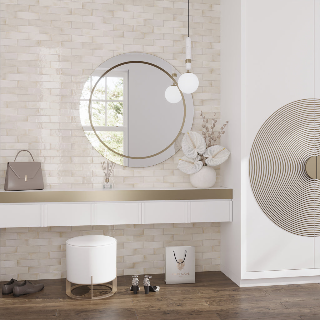 3x8 Antiek White Tile
