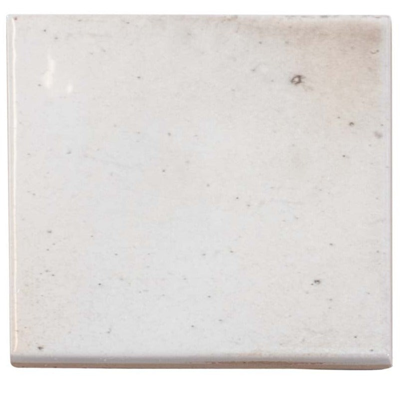 White 4x4 Glossy Square Ceramic Tile (50 pack, 5.39 sq ft/case) - Sample