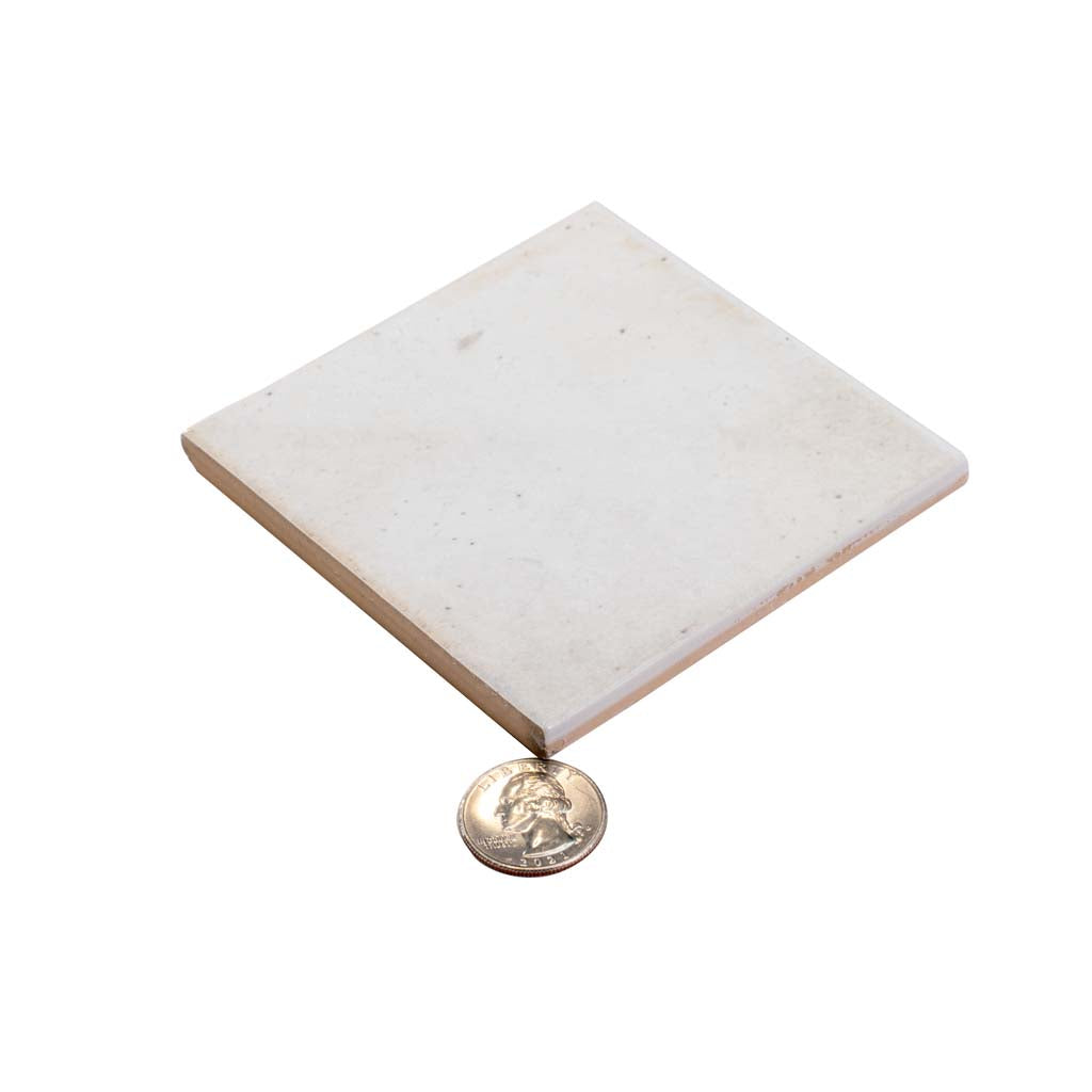 White 4x4 Glossy Square Ceramic Tile (50 pack, 5.39 sq ft/case) - Sample