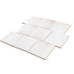 White 4x4 Glossy Square Ceramic Tile (50 pack, 5.39 sq ft/case) - Sample
