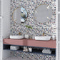 Multicolor 12x12 Glossy Textured Penny Round Glass Resin Mosaic Tile (5 pack, 5 sq ft/case) - Sample