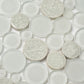 White Honed Sparkly Stone Polished Floor Tile