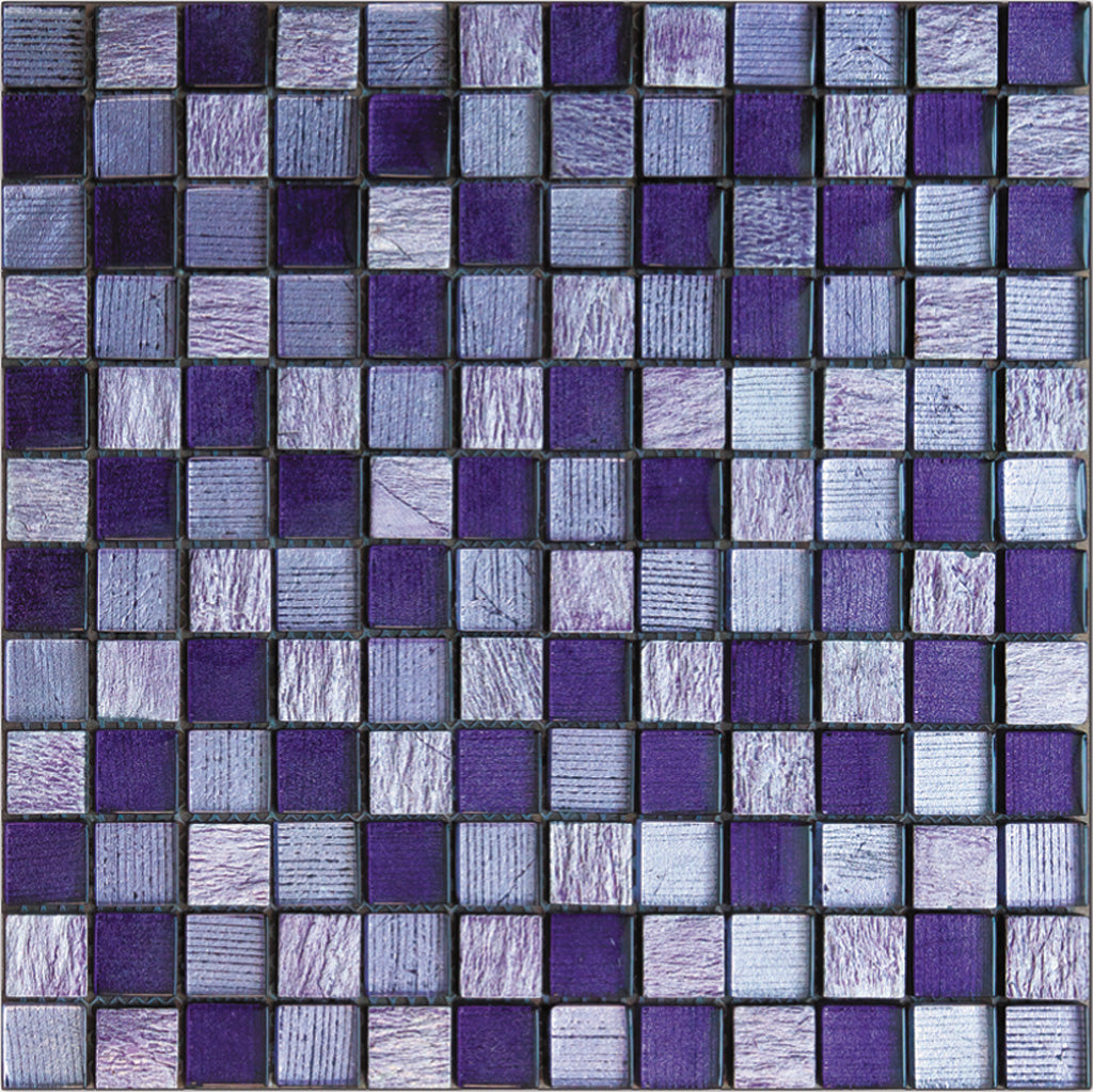 12x12 Purple Glass Tile