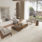 beige 24x48 matte porcelain large floor tile with subtle texture and natural stone look