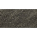 Black 24x48 inch matte porcelain large floor tile with textured surface, 15.5 sq ft per case