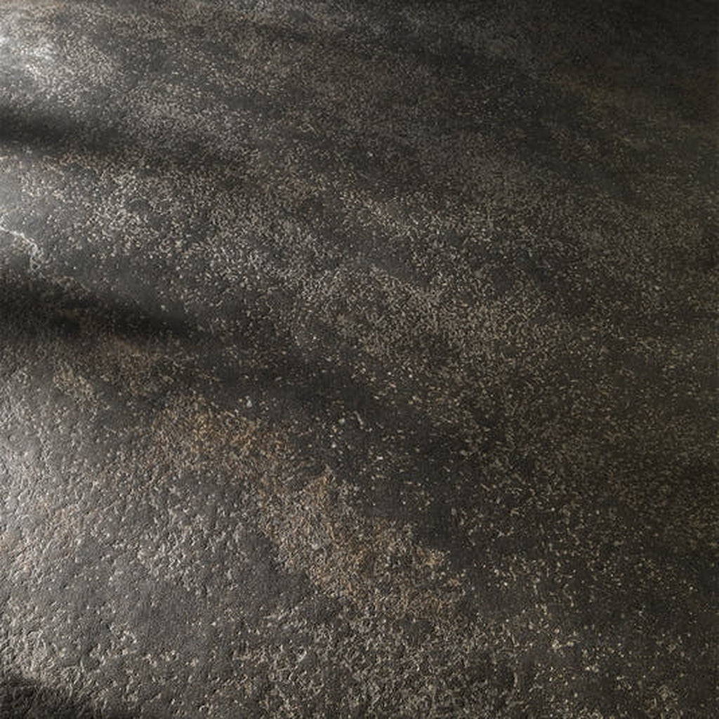 black 48x48 matte porcelain large tile with textured surface and speckled finish
