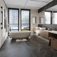 Sample - Black 48x48 Matte Porcelain Large Tile (15.5 sq ft/case, 1-Pack)