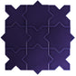 Cobalt Blue 5" Star with Cross Glossy Ceramic Wall and Floor Tile (10.76 sq ft/case) - 54 Pack