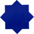 Sample - Cobalt Blue 5x5 Glossy Star Ceramic Tile (27 pack, 5.37 sq ft/case)