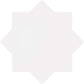 Sample - 5" Pearl White Star with Cobalt Blue Cross Glossy Ceramic Wall and Floor Tile (10.76 sq ft/case) - 54 Pack