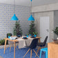 Cornflower Blue 5x5 Matte Cross Ceramic Tile (27 pack, 5.37 sq ft/case) - Sample