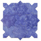 Sample - Cornflower Blue 5" Star with Cross Matte Ceramic Wall and Floor Tile (10.76 sq ft/case) - 54 Pack