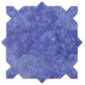 Sample - Cornflower Blue 5" Star with Cross Matte Ceramic Wall and Floor Tile (10.76 sq ft/case) - 54 Pack