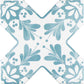 Sample - Pistachio Green 5" Star with Cross Deco Matte Ceramic Wall and Floor Tile (10.76 sq ft/case) - 54 Pack