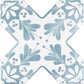 27 pack Siena 5.35 in. x 5.35 in. Matte Green Ceramic Cross-Shaped Wall and Floor Tile (5.37 sq ft/case) - Sample