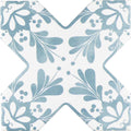 Sample - Pistachio Green 5x5 Matte Ceramic Cross Deco Tile (27 pack, 5.37 sq ft/case)