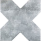 Sample - Gray 5" Star with Cross Matte Ceramic Wall and Floor Tile (10.76 sq ft/case) - 54 Pack
