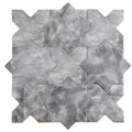 Sample - Gray 5" Star with Cross Matte Ceramic Wall and Floor Tile (10.76 sq ft/case) - 54 Pack