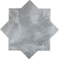Sample - 5" Gray Star with Charcoal Black Cross Deco Matte Ceramic Wall and Floor Tile (10.76 sq ft/case) - 54 Pack