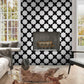 27 pack Siena 5.35 in. x 5.35 in. Glossy Black Ceramic Cross-Shaped Wall and Floor Tile (5.37 sq ft/case) - Sample
