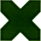 Sample - Dark Green 5" Star with Cross Glossy Ceramic Wall and Floor Tile (10.76 sq ft/case) - 54 Pack