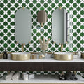 5x5 Green Glossy Tile