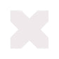 Pearl White 5x5 Glossy Cross Ceramic Tile (27 pack, 5.37 sq ft/case)