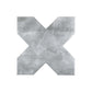 Light Grey 5x5 Matte Cross Ceramic Tile (27 pack, 5.37 sq ft/case)