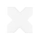 White 5x5 Matte Cross Ceramic Tile (27 pack, 5.37 sq ft/case)
